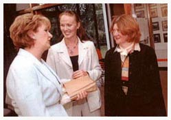 Former President McAleese with Mazz